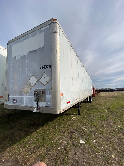 2002 Wabash 48' Semi box trailer has title