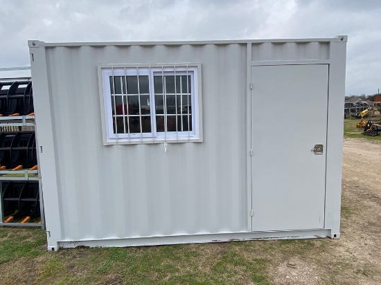 12x7 Office Container with door & window