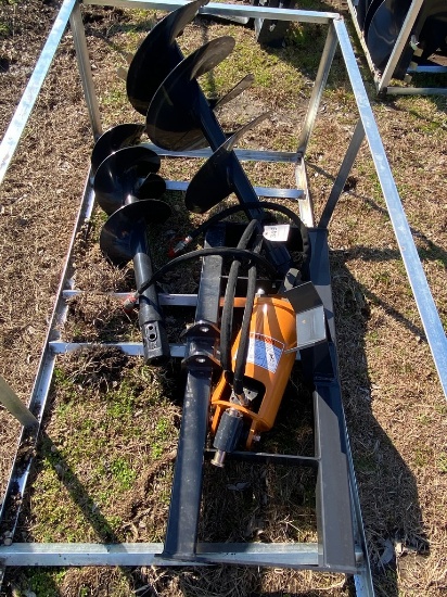 New Wolverine Quick Attach Auger with 2 bits