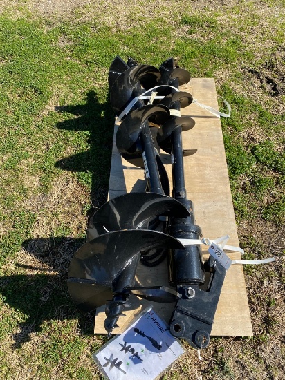 Miva Mini Excavator auger with 3 bits