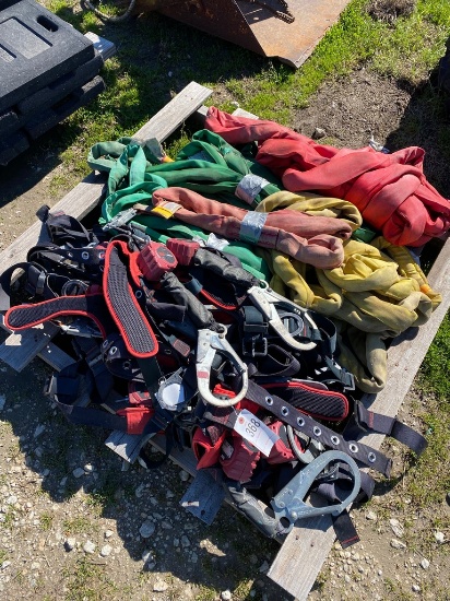 Pallet of Belts & harness