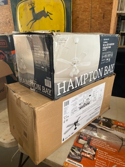 2 Hampton Bay Ceiling Fans