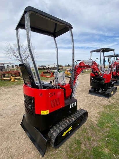 New Miva VA13 Mini Excavator 13.5hp Gas Engine