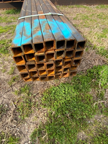 1.25' Sq. Tubing 11 Ga 35 pcs @ 24' 840ft.