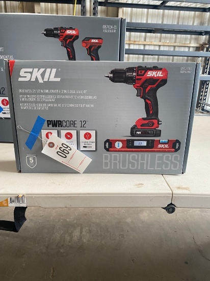 New Skil 12V Drill & Digital Level