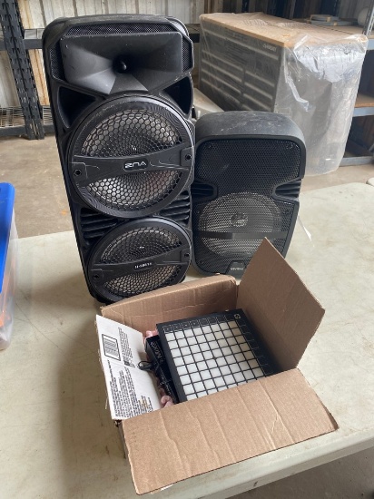 2-Bluetooth speakers & Mix 5 Mixer