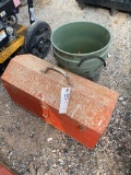 5-Gal Bucket of fittings,snap on tool box with tools