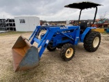 New Holland TC30 4WD Diesel tractor lower 573 Front Loader Attachment Runs & operates