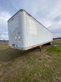 1995 Great Dane 48' Semi box Trailer has title
