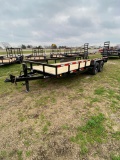 2024 J&C 83x20ft. Heavy duty 7K Axles,Brakes,standup ramps, Bulldog Hitch,HD Jack