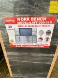 Steelman Stainless Work Bench Model 9.5FT.-30D-01B