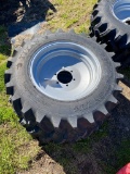 Two Titon 9.5-20-R-1 Tractor wheels & tires