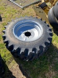 Two Titon 9.5-20-R-1 Tractor wheels & tires