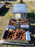 Commercial Kitchen burners with stainless table