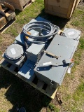Pallet of dis-connects,breaker boxes