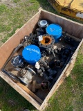 Crate of Heavy duty valves & cut offs