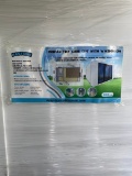 Prefab tiny cube 13' with Washroom,Electrical outlet Led light,cabinet,luggage drawer,washroom , bed