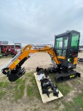 New Miva VA13C Cab Mini Excavator