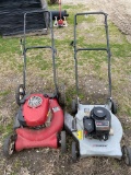 2 Push mowers