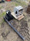 Ryobi gas blower,pull string broke,fan