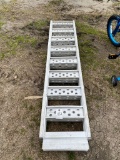 Folding aluminum ramps