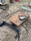 Roll cart with gooseneck hitch & tow package