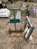 Oxygen Bottle rack,oxygen,accetylene dolly,metal shelving with wheels