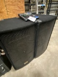 2-Large DJ Speakers with Yamaha mixer