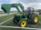 John Deere 5105 4x4 field ready 3400 hrs with loader runs & operates
