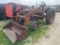 Massey Ferguson 65 diesel Tractor with loader attachment runs has hydraulic leak