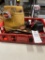Crate with tools,saw & battery charger