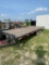 2023 East Texas Trailer 22' Flatbed Equipment Trailer single wheel 7K Axles with spare