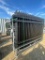 300 ft. Galvanized Steel Fence 30-10x7 Fence Panels