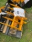Miva 3 Pc mini Excavator bundle, Sand Bucket, Ripper, Rake