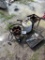 3 out door grills & propane bottle