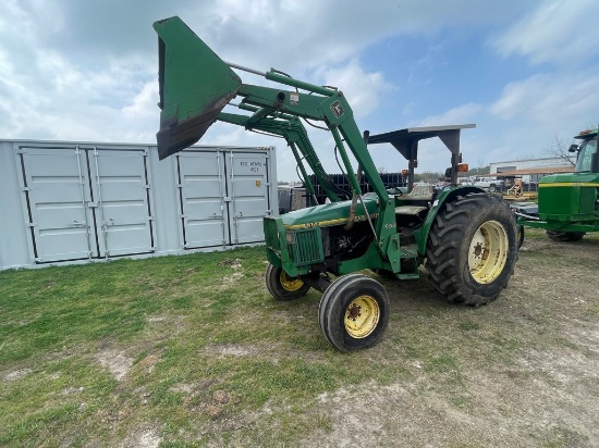 John Deere 5300 2WD with loader runs & operates