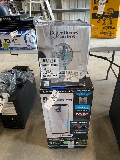Shark Air Purifer & fan