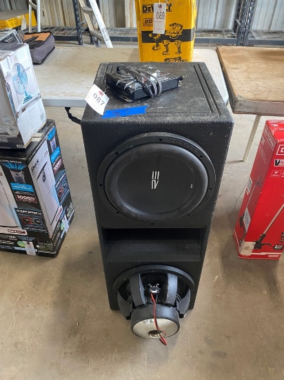 Pro Box with 2 RE Audio 12s & Sound stream