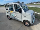 New Meco 4-Dr. 4 Passager 60V Electric Cart, Bluetooth Radio,Reverse Camera, LED,Sunroof with fan ha