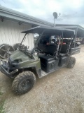 Polaris Ranger Crew 4x4 800 EFI roof,Bumper,light Bar, 11K Miles, Gun Rack, Runs good