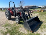 Massey Ferguson 263 2WD Diesel Tractor 1119 hrs. runs & Operates Bush Hog Front Attachment with buck