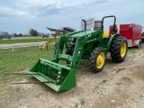 2016 John Deere 5055E 4WD 517Hrs Comes with Buket & Hay Spear runs & Operates