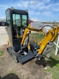 AGT H13R Close Cab mini Excavator Gas Engine
