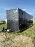 2019 Rock Sold 6'12x14'x6 1/2 Cargo Craft Cargo trailer 2-3500 Axles with brakes pressure Washing ri