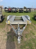 2015 12' Car hauler with pull out ramps has title