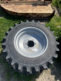 Two Titon 9.5-20-r-1 Tractor Wheels & tires