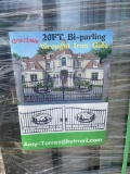 20' Bi-Parting Wrought Iron Entry Gate