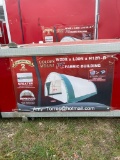 Gold Mountain 20x30x12 8x16 door PE Fabric Building