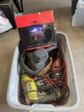 Crate with Drill,Buffer,Extention Cord