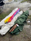3 Large Umbrellas